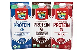 Organic high-protein milk