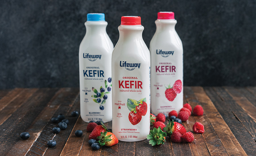Lifeway adds real fruit to its kefir, 2019-03-08