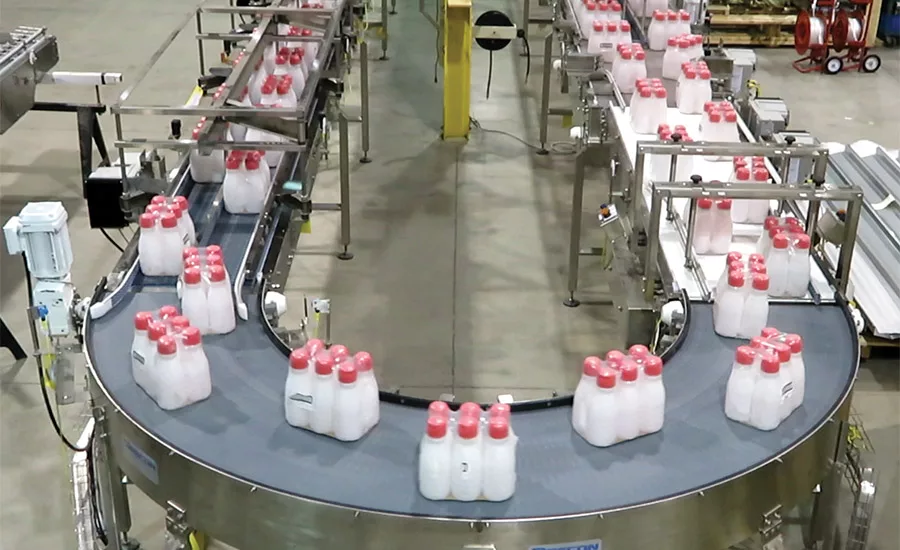 Conveys and palletizers keep it moving