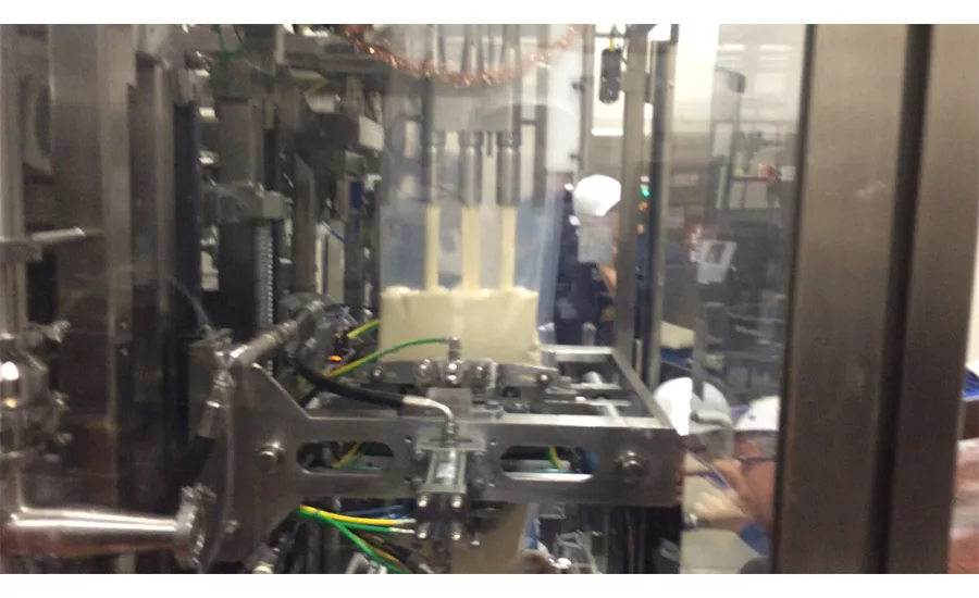 The use of aseptic technologies reduces food safety threats during the production and packaging of ice cream mix. Photo courtesy of Fres-co Systems USA Inc.