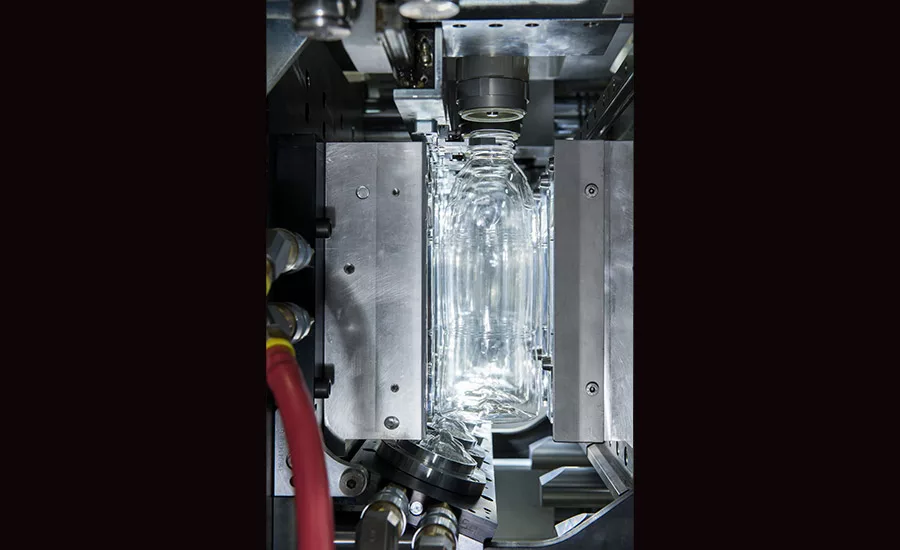 Aseptic filling units are designed to eliminate the risks of recontamination when changing forming molds. Photo courtesy of Serac