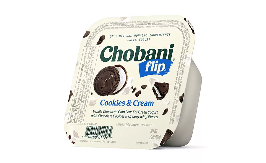 Chobani Flip offerings feature “carefully crafted combinations of creamy Greek Yogurt and crunchy mix-ins in flavors inspired by popular and nostalgic favorites.”