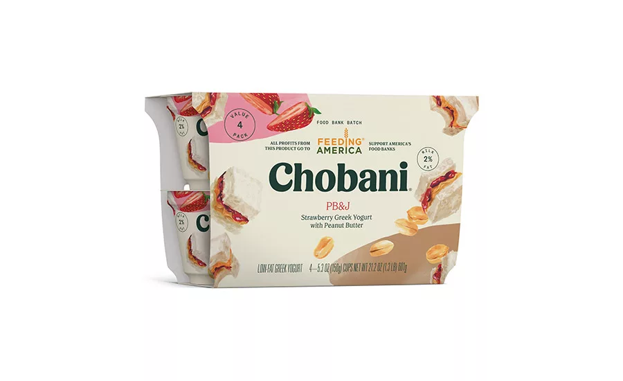 Chobani developed a Greek Yogurt variety, Food Bank Batch in a PB&J flavor, specifically to benefit food banks during the pandemic.