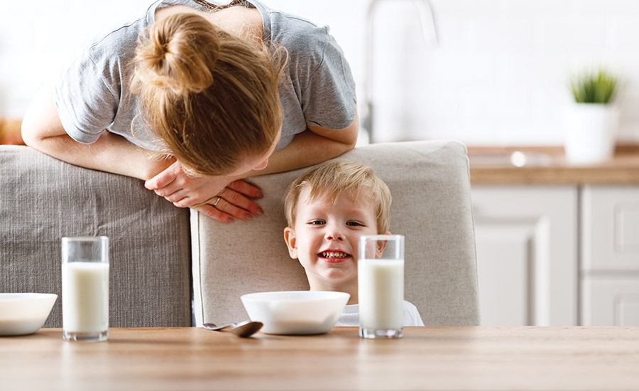 Milk is a go-to beverage for young children