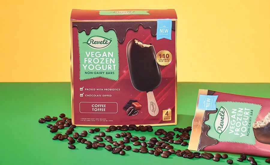 Revelé non-dairy frozen yogurt bars