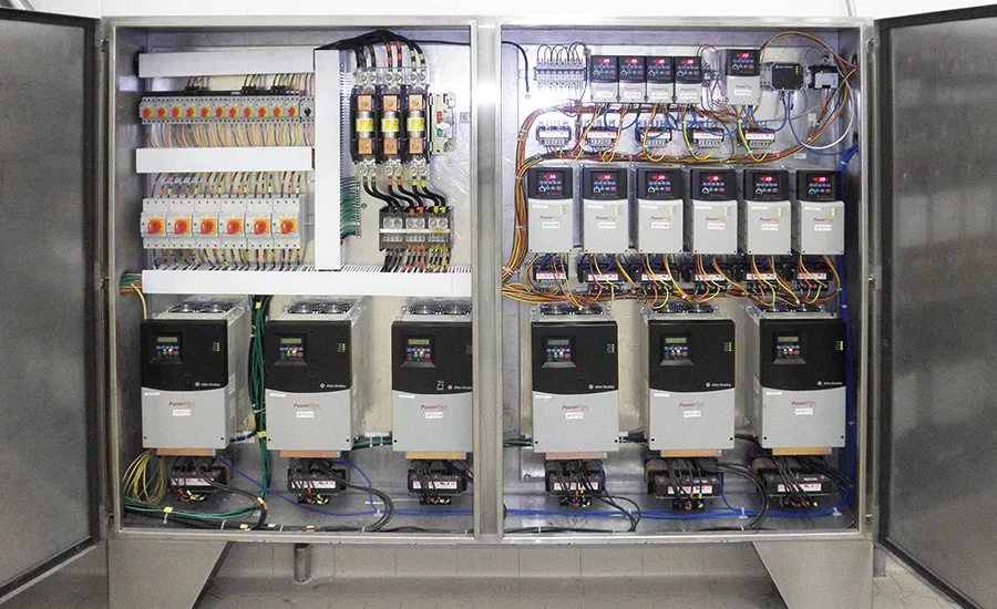 Variable frequency drive panel