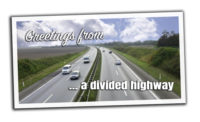a divided highway