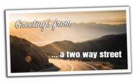 two way street postcard