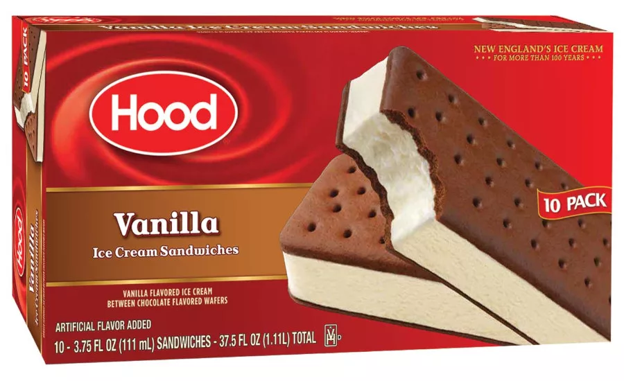 Hood ice cream sandwiches