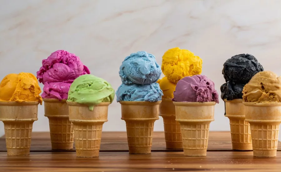 rainbow ice cream