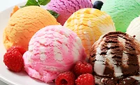 colorful ice cream