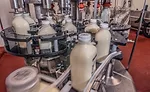Products are filled and bottled 