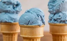 Spirulina in ice cream