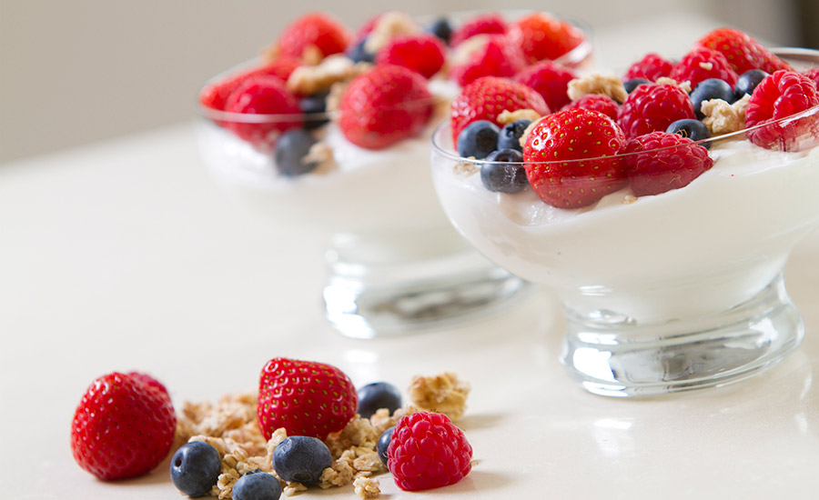 yougurt and berries