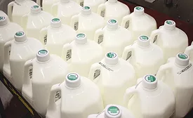milk bottles