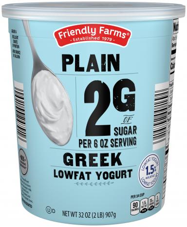 Friendly Farms Greek lowfat yogurt