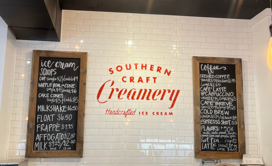 Southern Craft Creamery’s retail location