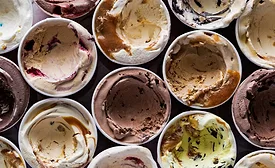 ice cream selection