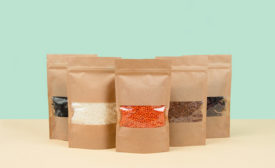 various bags of grains