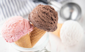 ice cream - 3 flavors