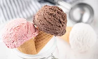 ice cream - 3 flavors