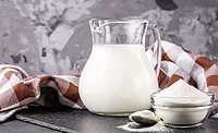milk in a jug