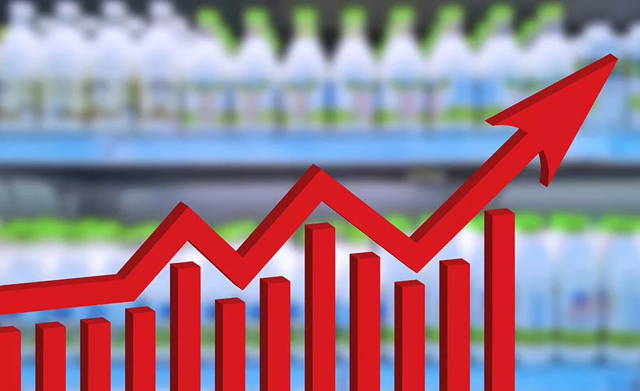 chart trending upwards