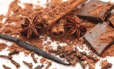 chocolate and cinnamon