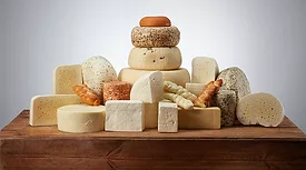 variety of cheese