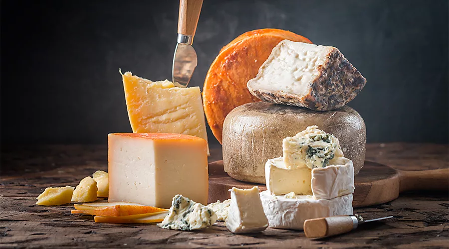various cheese types