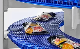 An open-style frame construction can make it easier to sanitize conveyors.