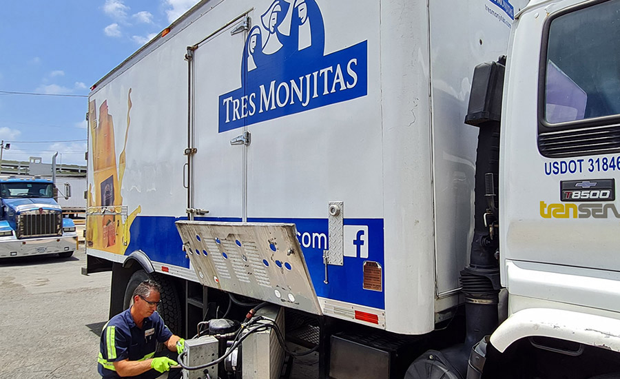 RFID tags and GPS-enabled transport
