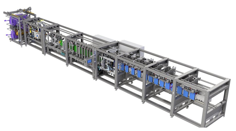 a Bartelt MAG-B horizontal form fill seal machine