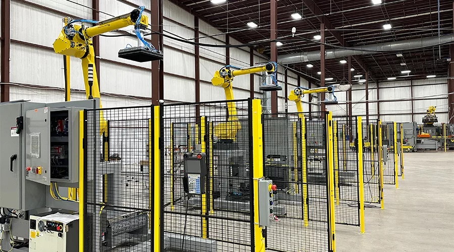 Quest robotic palletizing solution: Multiple lines