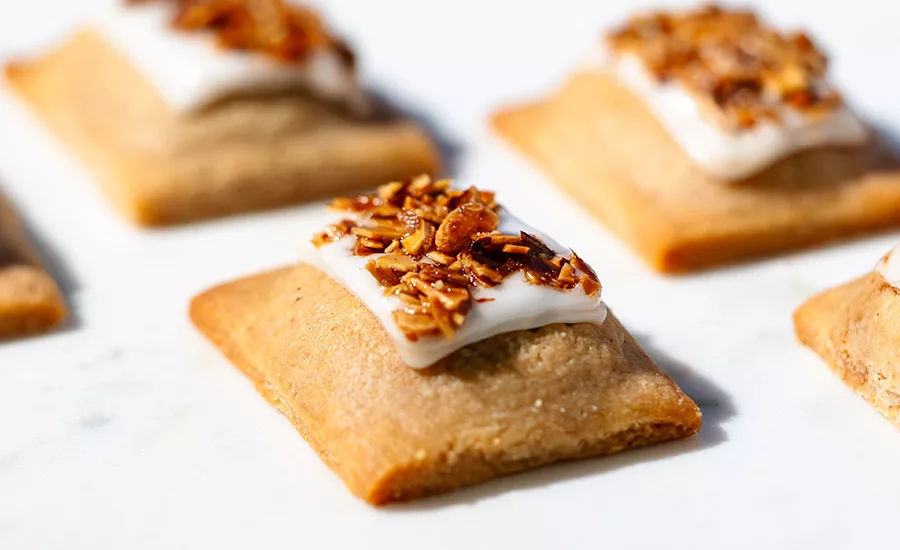 an almond flour pastry pocket