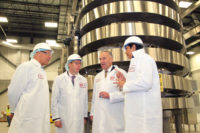PepsiCo and Theo Muller Group open Muller Quaker Dairy Yogurt Manufacturing Facility. U.S. Senator Chuck Schumer joins PepsiCo CEO Indra Nooyi on a tour of the new facility.