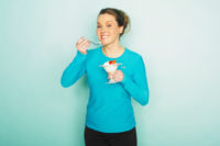Generic photo of woman eating yogurt
