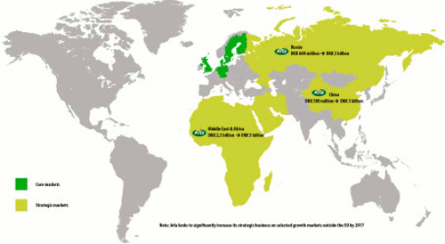 Arla Foods map