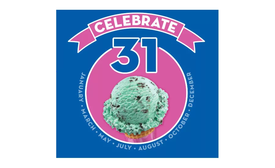 Baskin-Robbins Celebrate 31 ice cream promotion