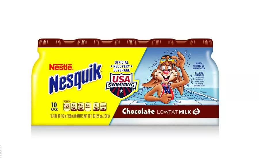 Nesquik USA Swimming for MilkPEP built with chocolate milk