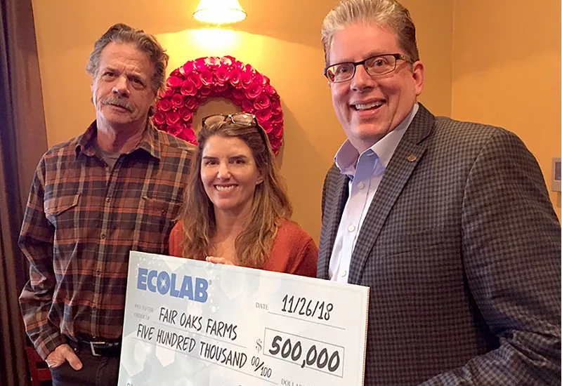 Ecolab Dairy Adventure donation