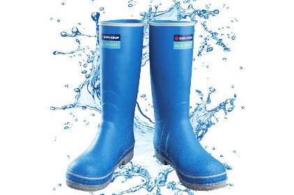 Skellerup Aqua-Terra rubber boots - feature