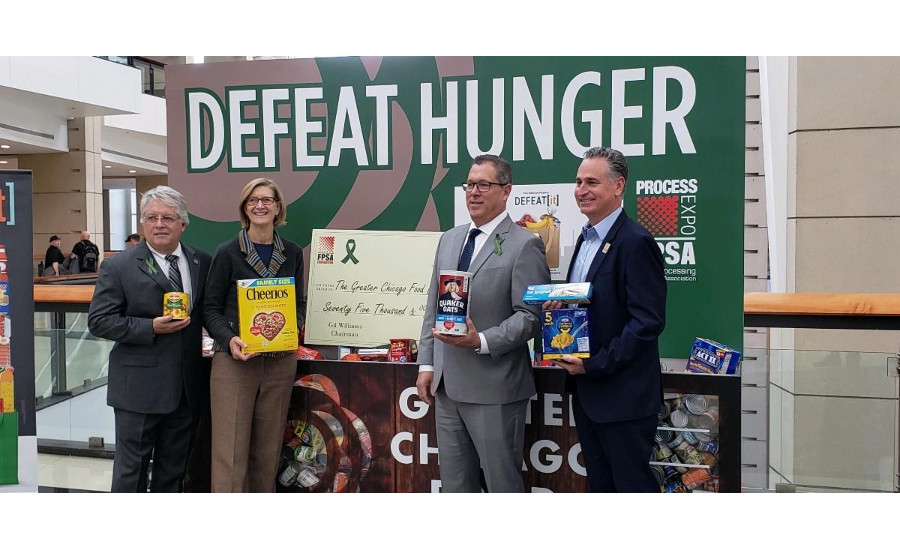 FPSA Foundation Defeat Hunger donation 2019