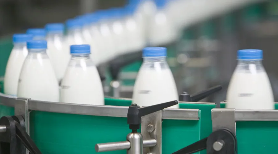 Milk production line