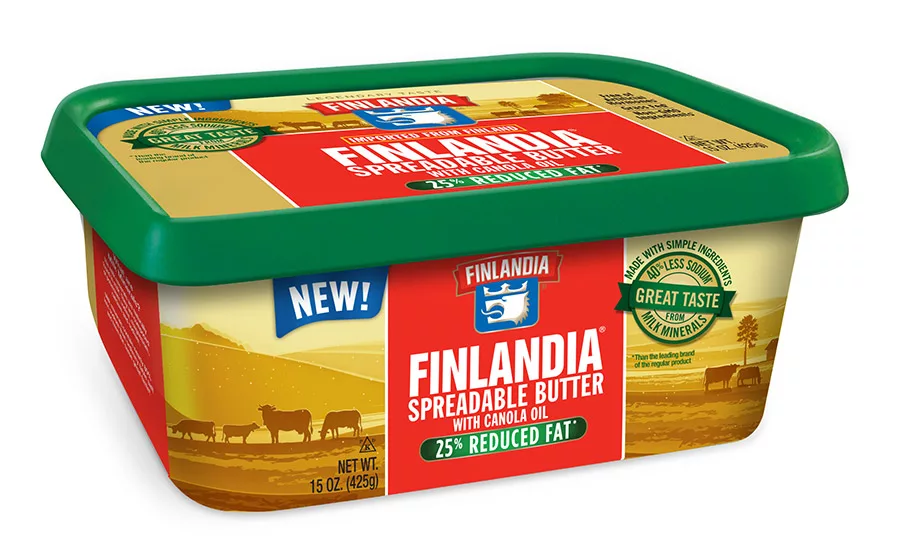 Finlandia spreadable butters reduced fat 
