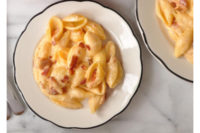 Creamy Four Cheese Mac with Bacon
