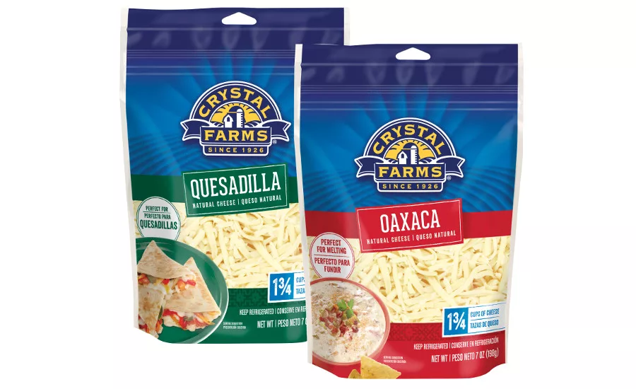 Crystal Farms Hispanic-style shredded cheese line