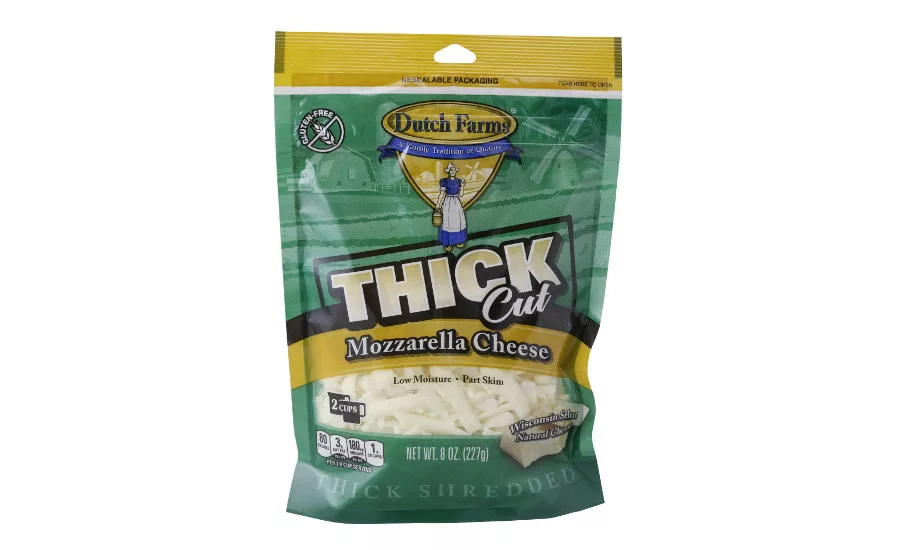 Dutch Farms thick cut shreds mozzarella