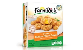 Farm Rich frozen breaded Cheddar cheese curds
