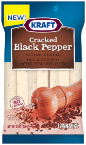 Kraft Cracked Pepper string cheese